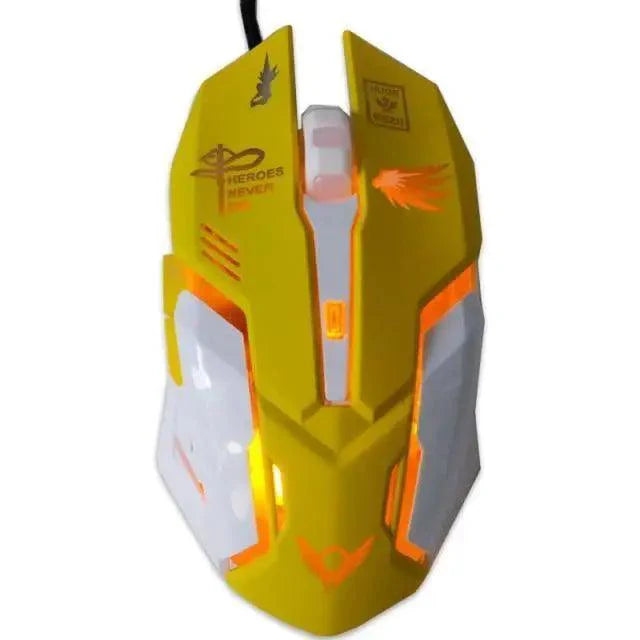 Gaming USB Wired Mouse Pink Computer Professional 2400 DPI Mouse